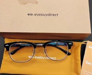 Eyebuydirect SWEET JANET 51-21-140 C7 Brille Browline Vollrand Schwarz Neu im Karton - Bild 1 von 6