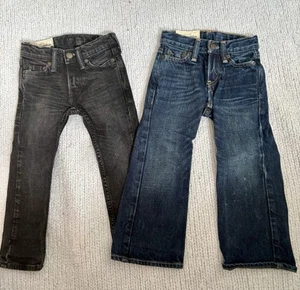 Lot Of 2 Abercrombie Boys Stretch Jeans Size 3/4 - Picture 1 of 1