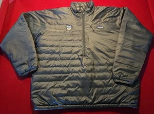 Patagonia 1/2 Zip Puffy Pullover Giacca Nero XL Istruttori Sci Professionali - Foto 1 di 16
