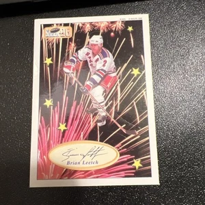 1996-97 Bashan Imperial Super Stickers Brian Leetch New York Rangers #7 - Picture 1 of 4