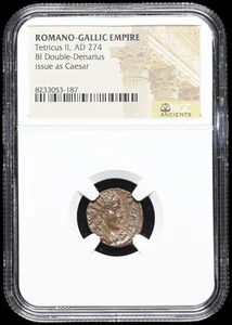 GALLIC EMPIRE. Tetricus II as Caesar, AD 273-274. Æ Antoninianus, NGC Certified - Picture 1 of 2