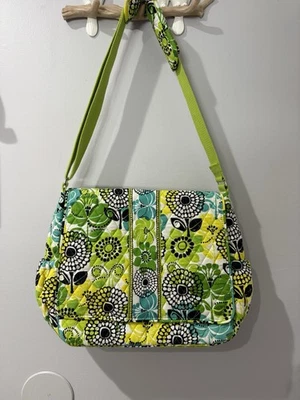 Vera Bradley Large Limes Up Baby Changing Bag Pad Messenger Travel Gift NWT  U - Image 1 of 4