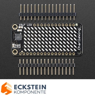 Adafruit 15x7 CharliePlex LED Matrix Display FeatherWing Gelb 3135 - Bild 1 von 4