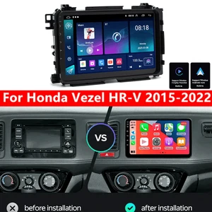 9" For 15-22 Honda Vezel HR-V Carplay Android Stereo Radio GPS Head Unit 2+32GB - Bild 1 von 24
