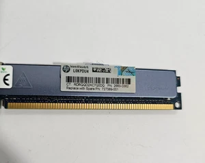 HP 727389-001 Arbeitsspeicher DIMM 16GB DDR3 VLP Controller Cache 2660-0362 - Bild 1 von 2
