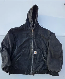 Carhartt J140 Black Duck Active Jacket XL USA Made Union Helmets to Hardhats - Picture 1 of 12