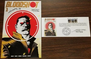 Bloodshot (2019) #1 variante logo oro FIRMATO Tim Seeley con WOS notarile - Foto 1 di 5