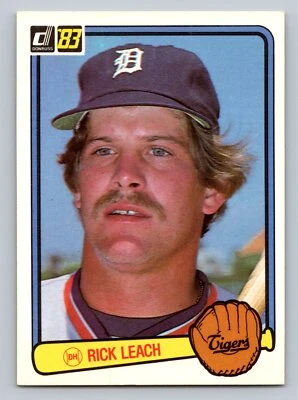 1983 Donruss #81 Rick Leach   Detroit Tigers - Image 1 of 2