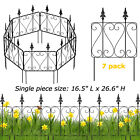 7 Pack Decorative Garden Fence Animal Barrier Rustproof Landscape For Patio Yard