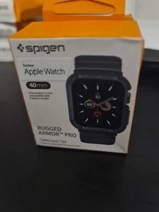 For Apple Watch 8/7/6/5/4/SE Case (40mm ) Spigen Rugged Armor Pro Cover - Picture 1 of 2