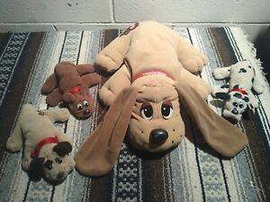 1998 Galoob 13" Pound Puppies + Extras Tonka & ? 7" & 8" Lot Of 3 ISSUES