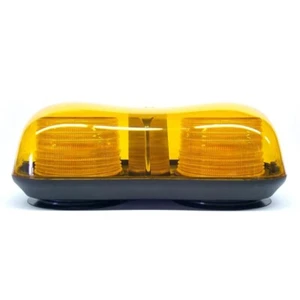 ALBWM Magnet Mounted Amber Mini Light Bar LED Warning Lamp - 12 VDC - Picture 1 of 2
