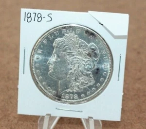 1878-S Morgan Silver Dollar  [092WEJ] - Picture 1 of 4