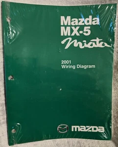 Mazda MX-5 Miata 2001 diagrama de cableado eléctrico ¡Nuevo! (F83) - Imagen 1 de 1