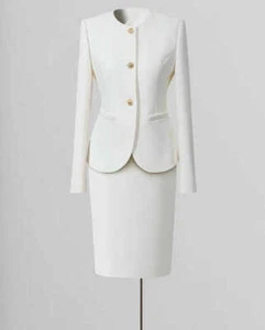 Dressy Women Suit Wrap Buttock Skirt Set for Work Business Casual Outfits - Picture 1 of 16