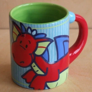Gund Kids roter Drache Keramikbecher geeignet für Kakao und andere Heißgetränke - Bild 1 von 5