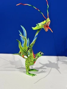 AMAZING COLORFUL DRAGON WOOD ALEBRIJE - Picture 1 of 8