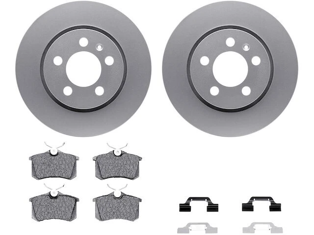 Kit de pastillas de freno y rotor de fricción dinámica para Volkswagen Golf 2003-2006 33636RJ Foto 1 de 2