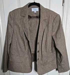 Traje Falda De Colección JH Coleccionables Marrón 2 Piezas Talla 22w - Imagen 1 de 11