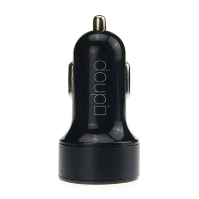 Dual USB 3.1A Car Charger Adapter Mobile Phone Tablet Satnav Camera MP3 Black - Image 1 of 4