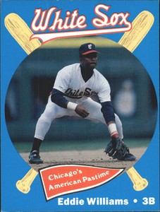 1989 Chicago White Sox White Sox Coke Baseball Card #28 Eddie Williams