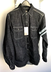 Momotaro Selvedge Denim Shirt SJ091D GTB 8oz Sz 40 - Picture 1 of 17