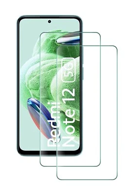 2x Xiaomi Redmi Note 12 Panzerfolie Schutzglas Echt Hart 9H Displayschutz Glas