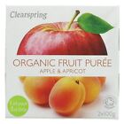 Clearspring | Apple & Apricot Puree - Org | 5 x 2x100g