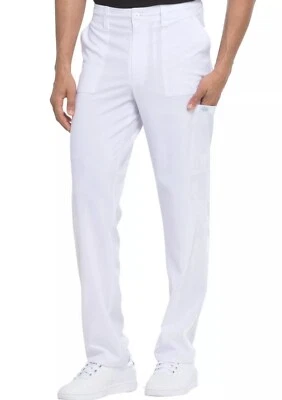 Pantalón Médico Dickies Hombre Tiro Natural con Cordón DK015 WTPS Blanco Grande Nuevo con Etiquetas #TB5 Foto 1 de 4