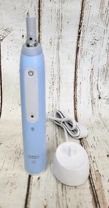 Oral-B iO Series 4 Electric Rechargeable Toothbrush Body ONLY w/ Charger - BLUE - Picture 1 of 4