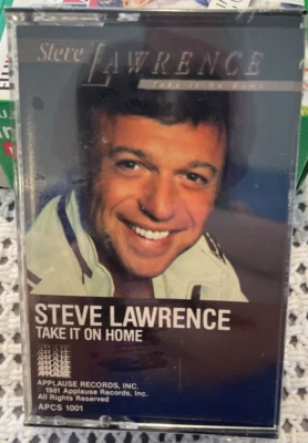 Steve Lawrence- Take It On Home (Cassette) STILL SEALED  1981 Applause Records - Image 1 of 4