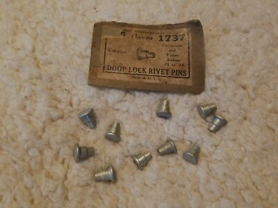 Chevrolet Buick Oldsmobile 1932-36 cerradura de puerta remache pasadores Auveco# 1737 Foto 1 de 3