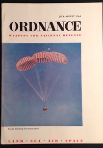 Ordnance Magazine Jul-Aug 1964 "Earth Landing For Moon Men" VTG Military - Bild 1 von 2