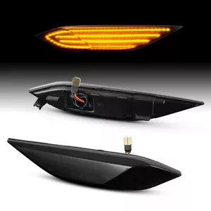 Clignotant Latéral Noir LED Avec Autorisation E 2x pour Porsche Cayenne 958,92A - Bild 1 von 9