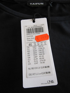 TAIFUN Langarm--Shirt dunkelblau Gr. 46 neu mit Etikett