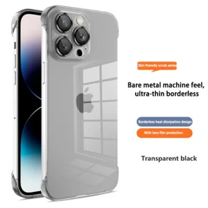 Lens Flim Shockproof Frameless Hard Thin Case Cover For iPhone 14 13 12 Pro Max - Picture 1 of 18