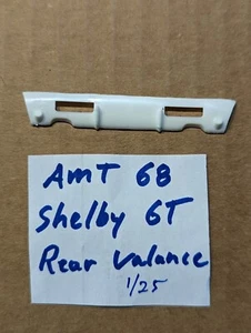 AMT 68 FORD MUSTANG SHELBY GT REAR VALANCE NEW!! 1/25 - Picture 1 of 1