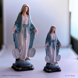 Our Lady of Grace Resin Statue - Catholic Figurine Sizes 8"-16" Available - Picture 1 of 16