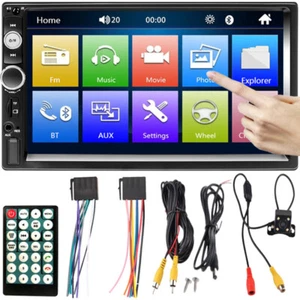 Autoradio 2Din USB TF FM AUX Bluetooth 7" Doppio DIN Retoo - Foto 1 di 16