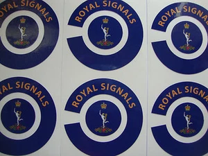 ROYAL SIGNALS  16 CROWN GREEN BOWLS STICKERS LAWN BOWLS 8 FINGER + 8 THUMB PEG   - Picture 1 of 1