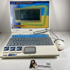 VTech Language Notebook Elektronisches Lernsystem mit Maus & 3 Patronen - Bild 1 von 22