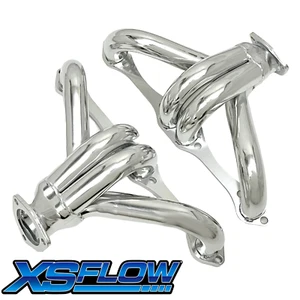 Block Hugger Headers Exhaust Small Block Chevy Hot Ceramic Coated 350 383 400 V8 - Picture 1 of 4