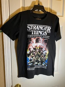 Stranger Things Mens MEDIUM T-Shirt Graphic Tee Adult Casual Summer Action Fun - Picture 1 of 7