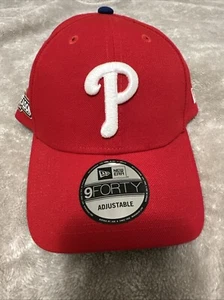 New Era Philadelphia Phillies 9FORTY Hat Men’s Adjustable OSFM Red - Picture 1 of 6