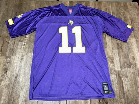 NFL Vintage Jersey Mens SIZE 2XL Minnesota Vikings Culpepper Players Inc Reebok Cover