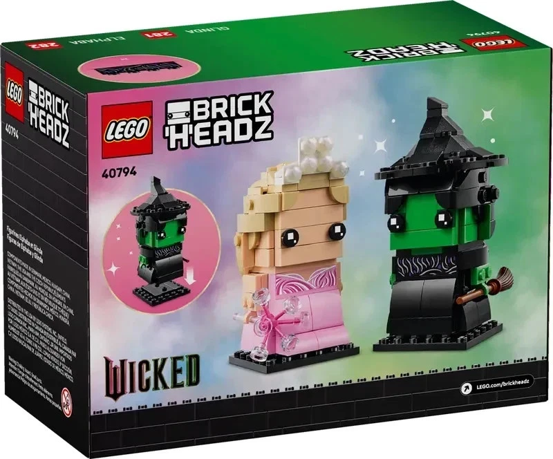 *NUEVO* LEGO 40794 Brickheadz Wicked Elphaba & Glinda Figuras Nuevas y Precintadas Foto 1 de 1