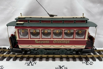 Bachmann 93940 G Scale "Seasons Greetings" Christmas Street Car Tested - Image 1 of 4