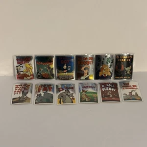Full Set 1995 Topps Animaniacs Foil Stickers 1-12 Pinky & The Brain - Picture 1 of 15