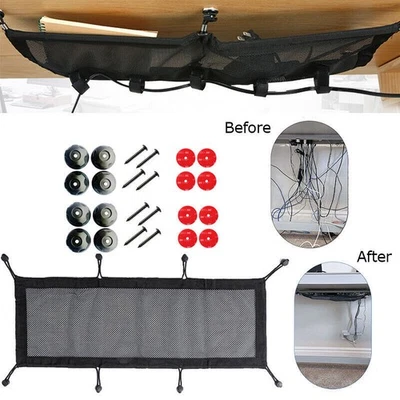 Großer Kabelkanal Schreibtisch -Kabelnetz für Kabelmanagement, Kabel verstecken！ - Bild 1 von 4