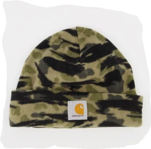 Auténtico gorro CARHARTT para hombre verde camuflaje polar marca - Imagen 1 de 6